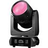 HYULIGHTS Mini LED 200W Testa Mobile Beam & Spot con 24 Prismi Rotanti, 14 Gobo e Ruota Colore a 11 Colori per Illuminazione Scenica DJ
