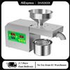 DIVEDEER Macchina per Spremere Olio in Acciaio Inox, Elettrica, Automatica, per Uso Domestico e Commerciale