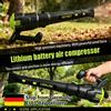NONE Soffiatore a batteria 21V con spedizione UE, martello ad aria, cannone ad aria da giardino 43.0m/s 0-9m³/min, caricabatterie doppio, silenzioso per la cura del prato, la pulizia del giardino, la