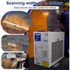ACHI Macchina per Pulizia Laser 1500W, Larghezza di Pulizia 300MM, Rimozione Ruggine e Vernice per Metallo, Pulitore Laser