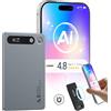 MECHEN Registratore Vocale AI da 64GB, Dispositivo per Appunti AI per Riunioni, Lezioni, Chiamate, Trascrizione e Riassunto AI