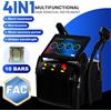 MYOSLIM Nuovissima macchina 4 in 1 per la rimozione dei peli e dei tatuaggi con diodi, Pico 808, peeling al carbonio, RF, IPL, Nd:YAG, picosecondi e OPT.