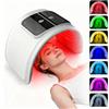GECOFEER Maschera LED a 7 Colori 220V, Dispositivo Professionale per Terapia a Luce Rossa, Lifting Facciale, Anti-Rughe, Ringiovanimento della Pelle