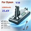 Batteria al litio-ione originale da 12800mAh e 25,6V per Dyson V10, compatibile con l'aspirapolvere senza fili V10/SV12, batteria di ricambio.