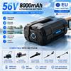 Batteria di ricambio agli ioni di litio da 56V 8000mAh per diversi utensili cordless da 56V BA1400 BA2800 BA2800T BA4200 BA4200T, batteria ricaricabile ad alta capacità con protezione intelligente