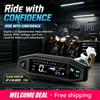 NONE Kit Universale per Moto con Quadro Strumenti Digitale, Tachimetro Multifunzione, Manometro Pressione Olio, Contachilometri con Sensori e Staffa di Montaggio a Y per Modifiche su Moto Retrò e
