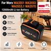 Magazzino in Polonia, stock locale UE, batteria al litio 20V 12.0Ah/8.0Ah di ricambio per Worx, celle batteria 15/10 ricaricabili WA3551 WA3553 WA3553.1 WA3570 per utensili elettrici da giardino WORX,