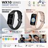 NONE Smart Band WX05 con Schermo AMOLED, Fitness Tracker, Monitoraggio Frequenza Cardiaca, Monitoraggio del Sonno, 123 Modalità Sportive, Braccialetto Intelligente con Lunga Durata della Batteria