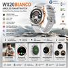 NONE Smartwatch Rotondo con Chiamata Bluetooth, Microfono Integrato, 123 Modalità Sportive, Monitoraggio Frequenza Cardiaca, Sonno e Stress, Fitness Tracker, Batteria di 7 Giorni, Smartwatch Sportivo
