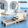 UOSU Letto Pilates Pieghevole, Attrezzatura per Palestra Domestica, Macchina Reformer per Studio Yoga, Scala per Esercizi di Bodybuilding in Club Privati