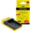 Patona Caricabatterie USB sottile con ingresso USB-C per Canon BP-808"