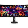 MSI MSI MAG 341CQP QD-OLED X28 Monitor PC 86,4 cm [34] 3440 x 1440 Pixel UltraWide Quad HD Nero (MSI MAG 341CQP QD-OLED X28) 9S6-3DE39T-003