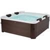 Vasca Idromassaggio da Esterno Spa Riscaldata 160x160x65 cm 6 Posti Wi-Fi Tribeca Smart