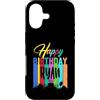 Birthday Celebration Apparel for Ryan Custodia per iPhone 17 Buon compleanno Ryan colorato festa di compleanno uomini donne