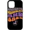 Archer Spirit Lettering Co. Custodia per iPhone 12/12 Pro Sagittario Wanderlust Zodiac Retro Tipografia