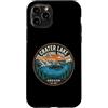 Crater Lake National Park Oregon Souveni Custodia per iPhone 11 Pro Spilla vintage del Parco Nazionale del Lago Crater Oregon Est 1902