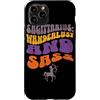 Archer Spirit Lettering Co. Custodia per iPhone 11 Pro Sagittario Wanderlust Zodiac Retro Tipografia