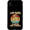 Funny Snake Lover Gifts Custodia per iPhone XS Max Mi piacciono i serpenti forse 3 Persone Divertente Amante dei rettili