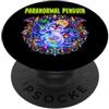 Halloween Glam Retro Vintage Comics Pop Paranormale Penguin Ghost Luna Piena Spettrale Orrore Spaventoso PopSockets PopGrip Adesivo
