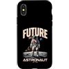 Future Astronaut Moon Space Explorer Mis Custodia per iPhone X/XS Futuro Astronauta Missione Luna Astronomia Space Explorer