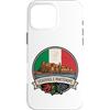 Lakelandwholesale1 Shirt Company Custodia per iPhone 16 Pro Max Vesuvio E Partenope Italia Castello Bandiera Stemma Emblema Grafico