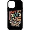 Sarcastic Coworker Office Stress Humor V Custodia per iPhone 12 mini Sarcasmo sul posto di lavoro Non lasciare che gli idioti ti rovinino la giornata