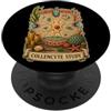 Jimbeels COLLENCYTE STUDY Cellula di Spugna Zoologia PopSockets PopGrip Adesivo
