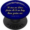 Inspiration Bible Quote Spanish Tu sei il mio dio spagnolo cristiano fede Salmo 16:2 PopSockets PopGrip Adesivo