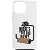 Potty Humor Club Custodia per iPhone 13 Pro Max Where's Your God Now Empty Toilet Paper Funny Meme