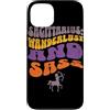 Archer Spirit Lettering Co. Custodia per iPhone 13 Sagittario Wanderlust Zodiac Retro Tipografia
