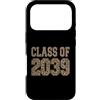 Kindie Collegiate Varsity Style Ts Custodia per iPhone 17 Pro Classe di 2039 Leopard Varsity scuola materna per bambini
