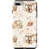 Cozy Countryside Farm Life Design Studio Custodia per iPhone 7 Plus/8 Plus Goat Sheep Farm Cottagecore Grafica rustica pastorale