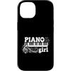 Piano Girl Music Gifts Custodia per iPhone 14 Pianista Girl Music Lover Pianista Tastiera Player
