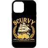 Scurvy Funny Pirate Lemon Vitamin C Sarc Custodia per iPhone 12 mini Scurvy Quando la vita non ti dà limoni divertente nave pirata