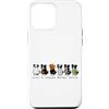 Funny Border Collie Dog Pet Owner Hallow Custodia per iPhone 12 Pro Max Grafica spettrale di Halloween per amanti dei cani Border Collie