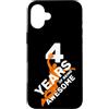 COOL BASKETBALL DESIGNS AND OUTFITS Custodia per iPhone 16 Plus 4 ANNI DI BEING AWESOME BASKET 4. COMPLEANNO