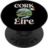 Travel City Cork Éire Irish Heritage Des Emblema dell'orgoglio irlandese della città di viaggio di Cork E PopSockets PopGrip Adesivo