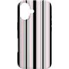 Y2K Retro Aesthetic Stripes Pattern Desi Custodia per iPhone 17 Y2K Rosa Bianco Nero Strisce Retro Vintage Modello Estetica