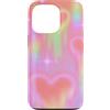 generic Custodia per iPhone 13 Pro Y2K Lovecore Grafica pastello cuori