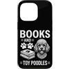 Funny Toy Poodle And Book Design Custodia per iPhone 13 Pro Libri e barboncini giocattolo divertente barboncino