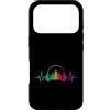 Headphones DJ Hip Hop EDM Electronic Mus Custodia per iPhone 17 Pro Heartbeat Headphone Tie Dye Sound Lover Engineer Producer DJ