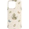 Cozy Countryside Farm Life Design Studio Custodia per iPhone 15 Pro Max Cactus Farfalle Deserto Fiori di campo Fattoria Acquerello