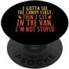 Sarcastic Halloween Humor Apparel Co by Devo vedere la caramella prima divertente sarcasmo di Halloween PopSockets PopGrip Adesivo