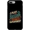 Bassoon Musician Gifts Custodia per iPhone 7 Plus/8 Plus Gioco Fagotto Qual è il tuo superpotere Musicista Umorismo