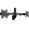 VIVO MOUNT-TS32B - Supporto da parete per monitor LCD LED da 21 a 32, bracci telescopici resistenti, montaggio a parete, adatto a 2 schermi, colore nero