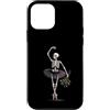 Spooky Ballet And Emo Aesthetic Dance Ar Custodia per iPhone 12 mini Scheletro ballerina danza gotica rose appassite arte spettrale