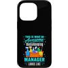 Funny Housekeeping & Cleaning Crew Appar Custodia per iPhone 13 Pro Ecco come appare un fantastico manager delle pulizie