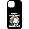 Penguin Family You Can't Resist Animal L Custodia per iPhone 15 I'm Not Waddling I'm Sleep Walking Funny Sleeping Pinguin