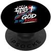 Christian Faith And Spiritual Heritage Test del DNA Dio è mio padre Cristiano Fede Croce PopSockets PopGrip Adesivo