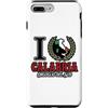 Lakelandwholesale1 Shirt Company Custodia per iPhone 7 Plus/8 Plus I Love Calabria Orgoglio Del Sud Italia Mappa Corona di alloro